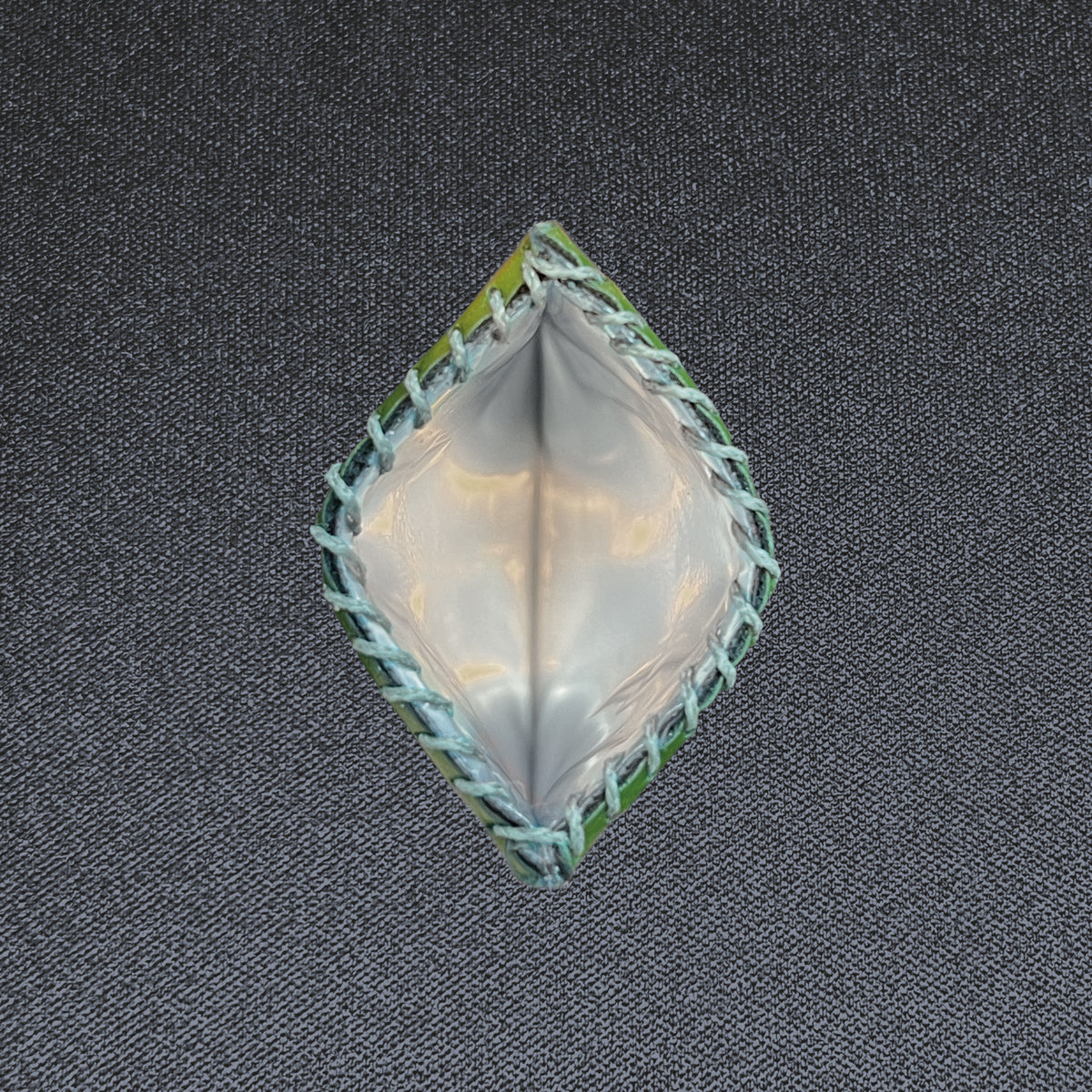 Wildcard Olive Cactus Classic, Small, shown open with its mylar lining