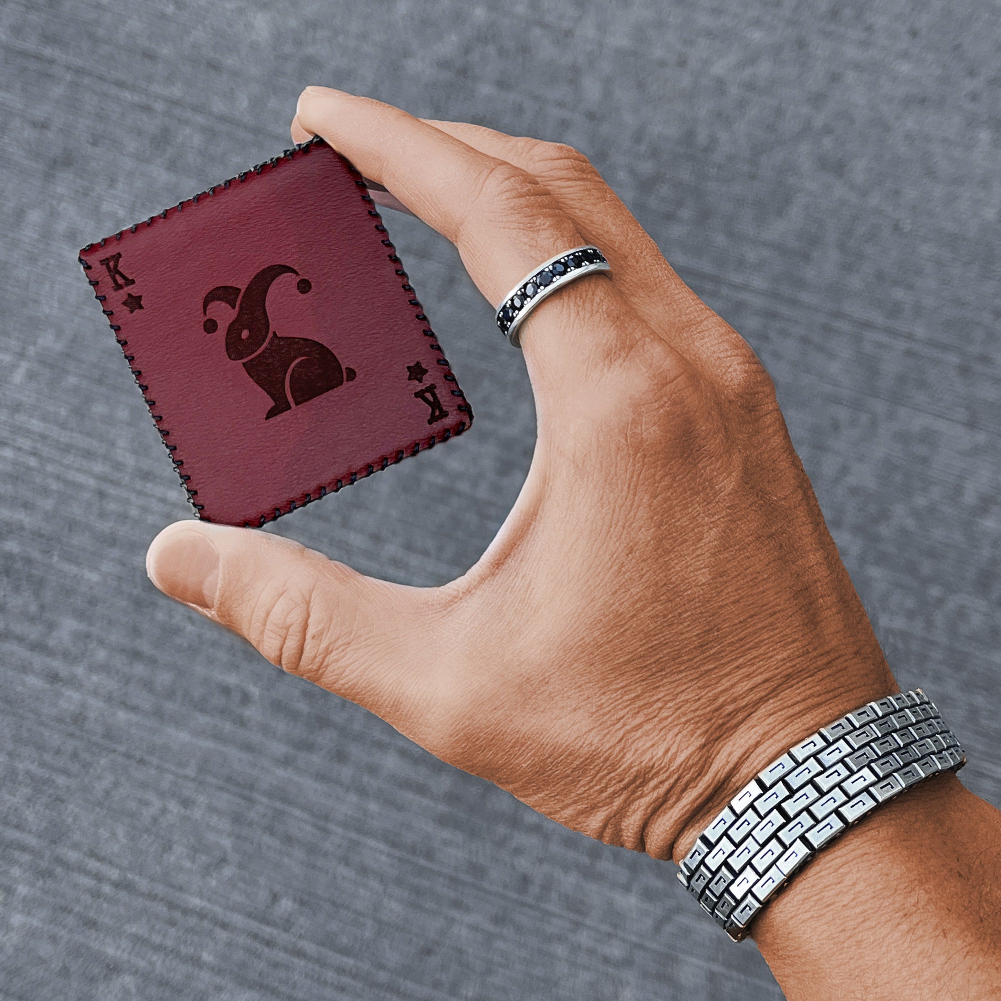 Wildcard — Burgundy Cactus, Medium
