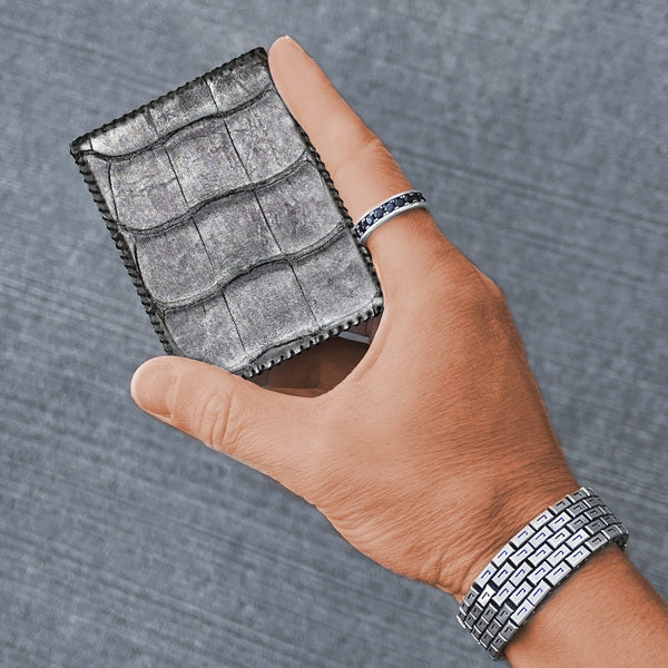 Wildcard — Gunmetal Alligator, Large